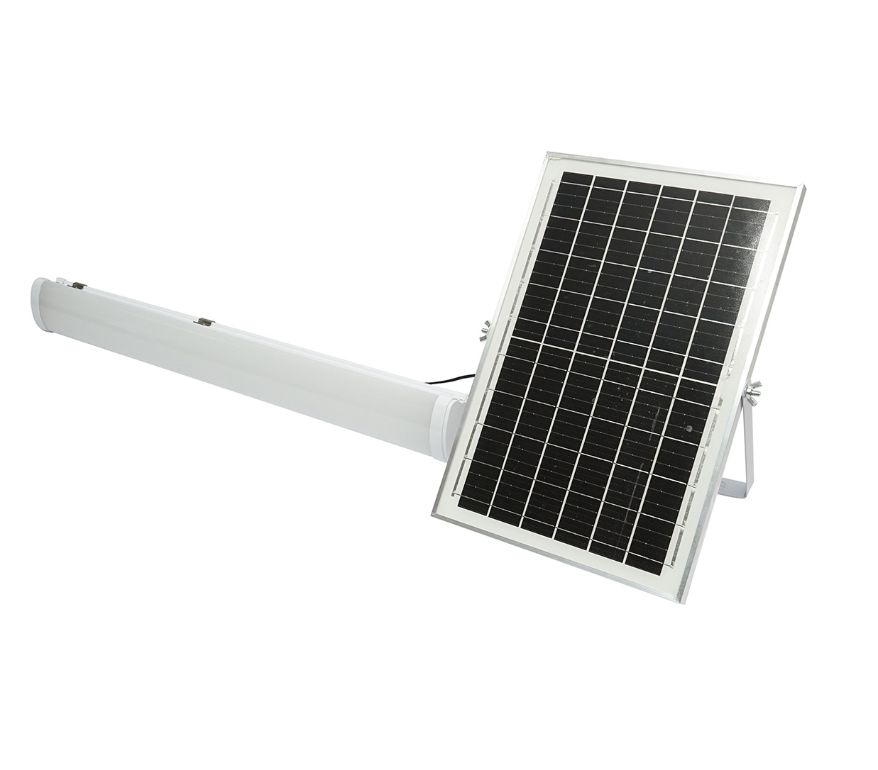 Panou solar cu lampa LED 100W, cu panou solar policristalin, telecomanda si acumulator