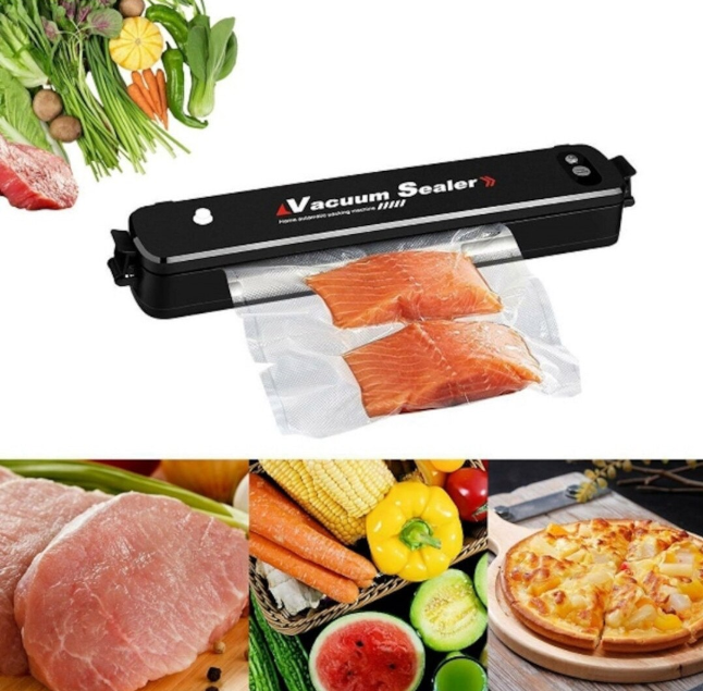 Aparat De Vidat Si Sigilat Vacuum Sealer, Tnagora®, Q-Z100, 220V, 90W, negru, 30cm