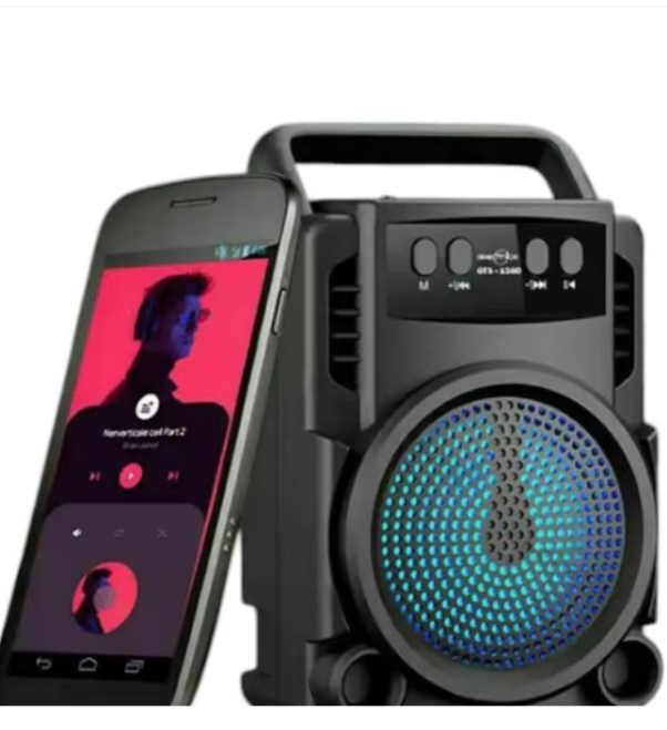 Boxa Portabila JRH, Handsfree, USB, Bluetooth, Radio FM, Negru