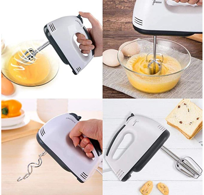 Mixer de mana, 260W, 7 Viteze, 220V, Alb
