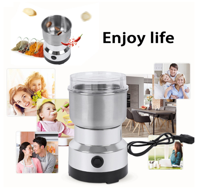 Rasnita electrica pentru cafea si condimente, inox, 14500RPM